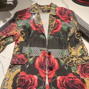 Floral Patterned Women's Jacket
